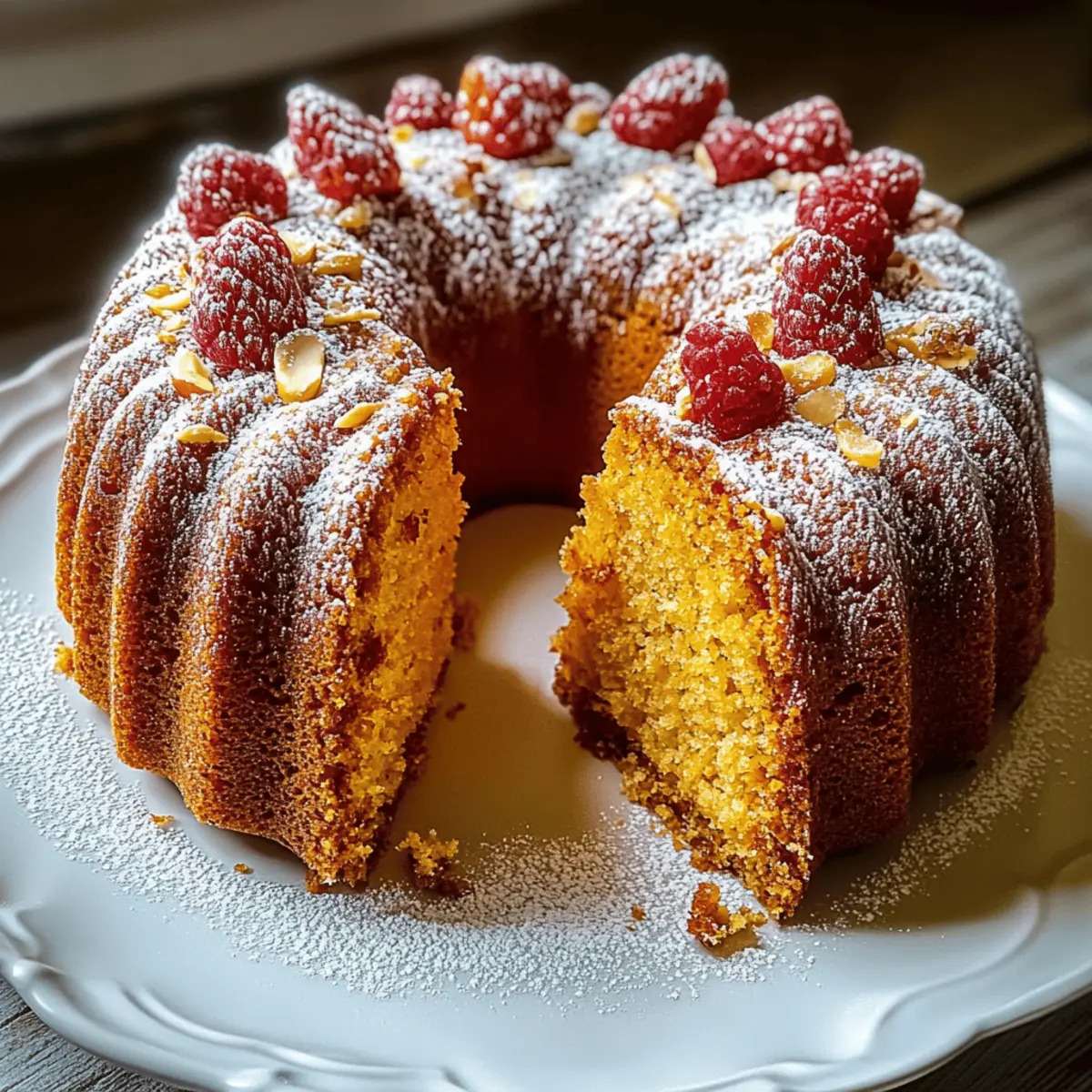 Pumpkin Rum Cake