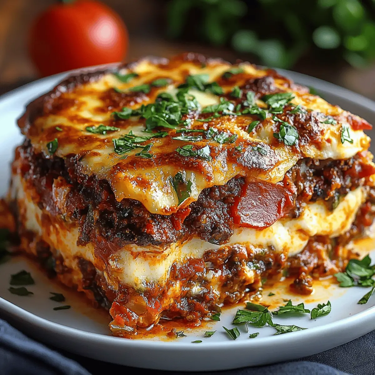 Vegetarian Eggplant Lasagna