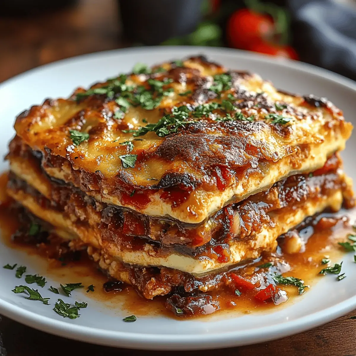Vegetarian Eggplant Lasagna