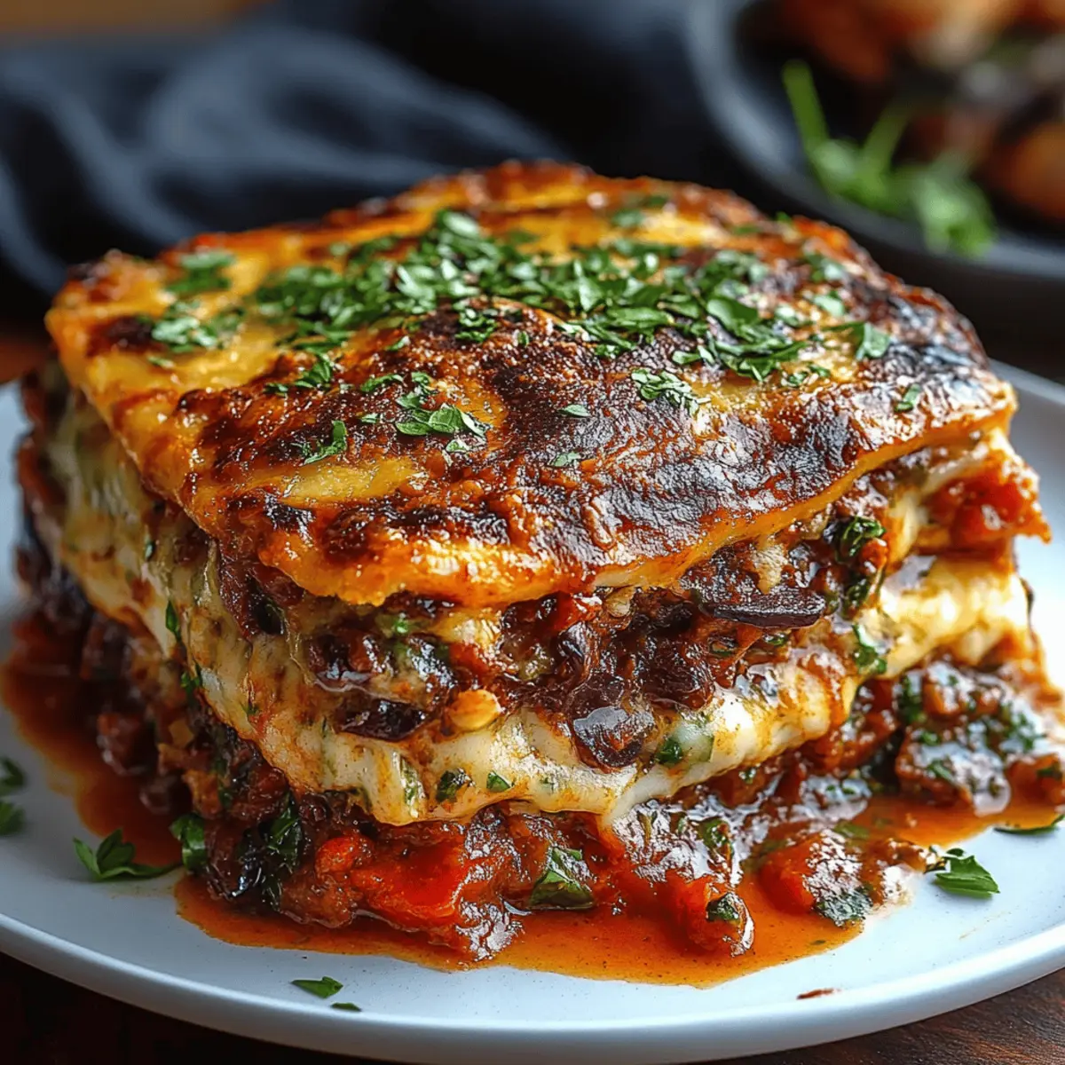 Vegetarian Eggplant Lasagna