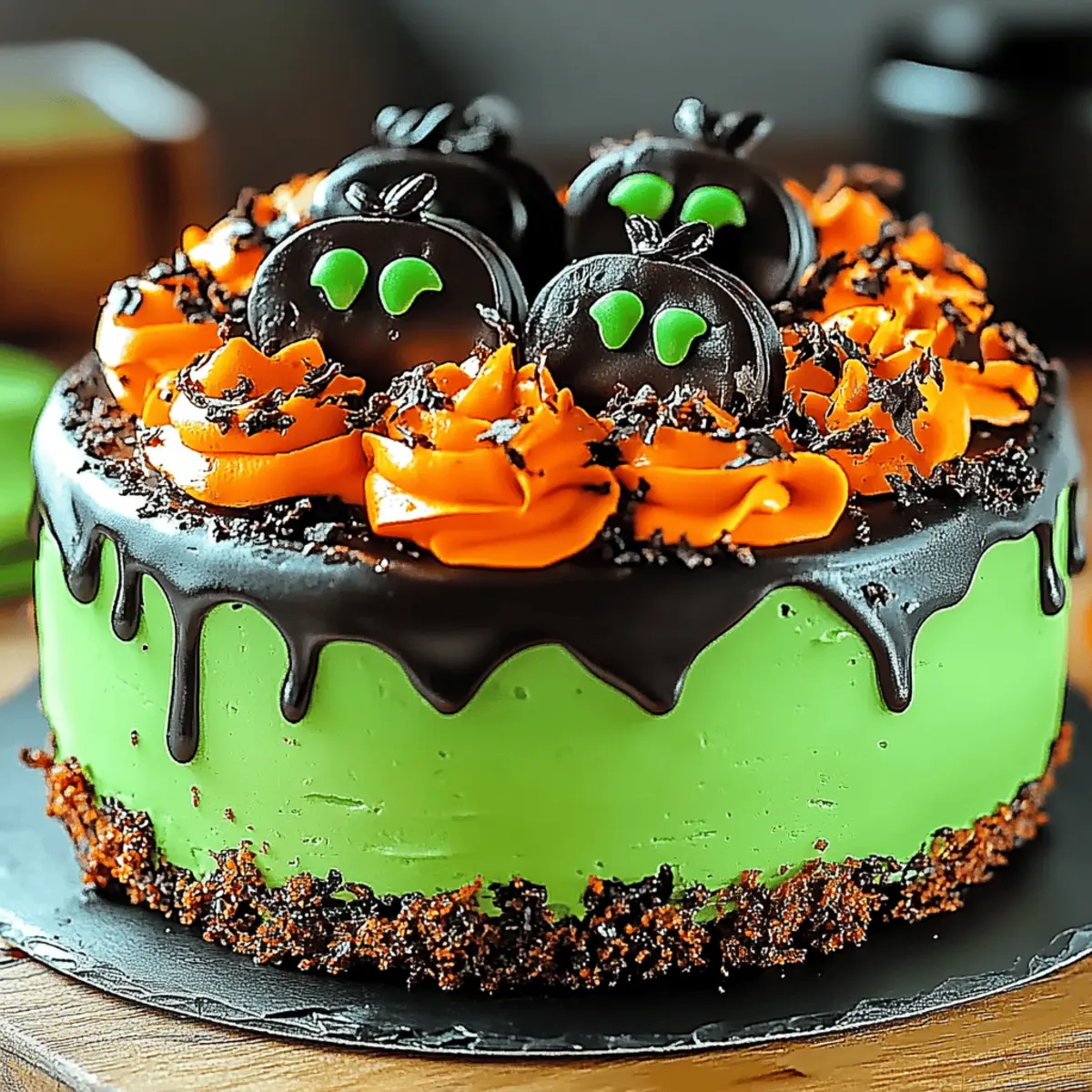 Witch’s Cauldron Cheesecake