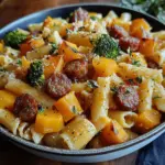 Autumn Sausage Pasta Squash