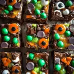 Halloween Rocky Road Slices