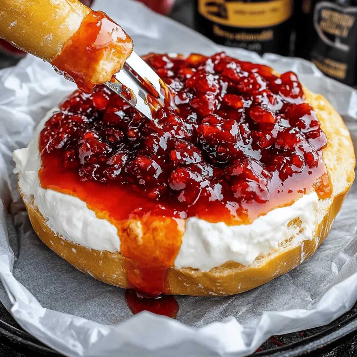 Halloween Bloody Baked Brie
