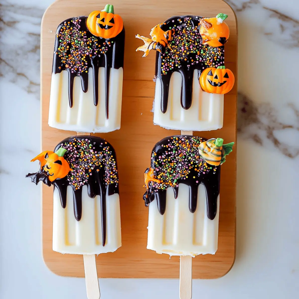 Halloween Cakesicles