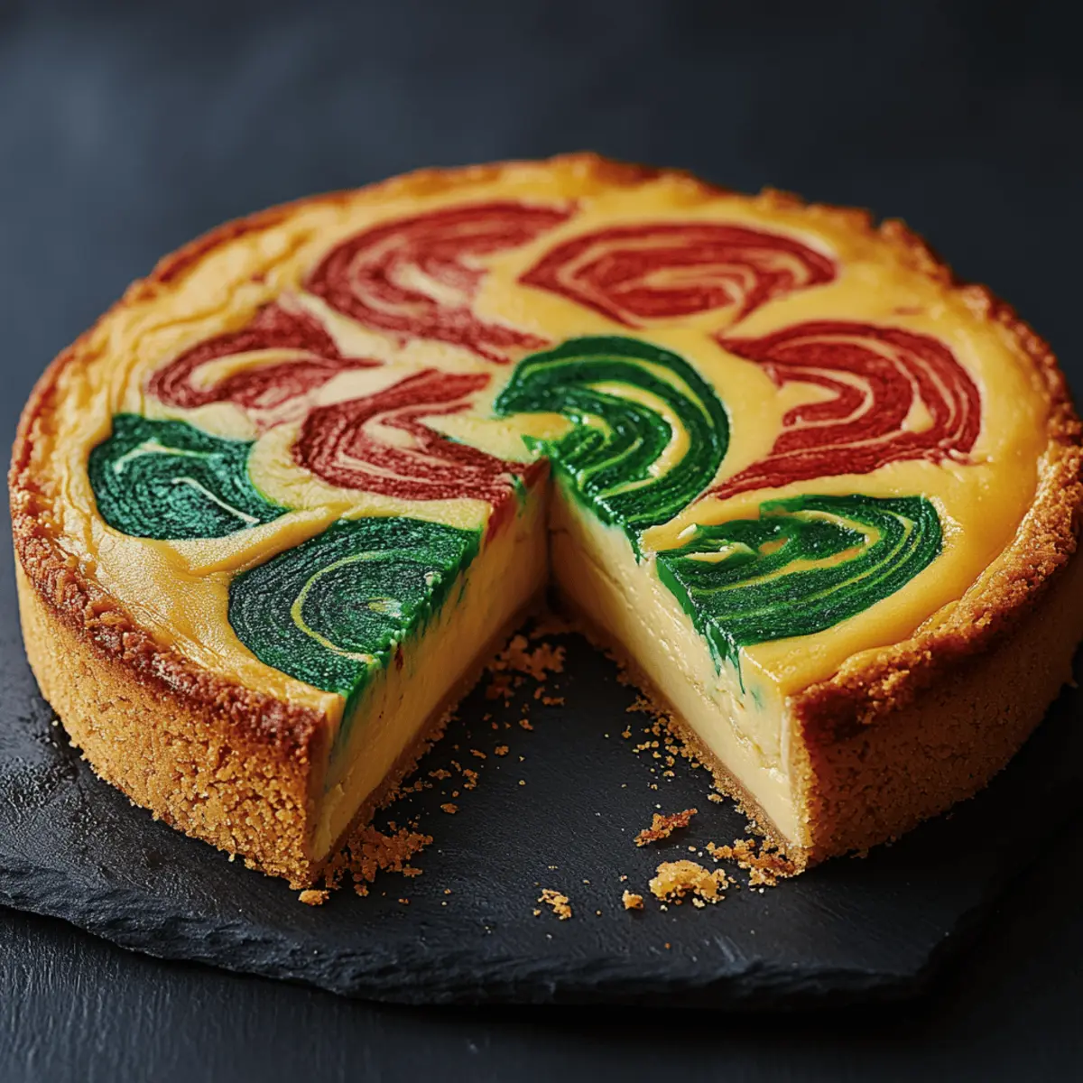 Hogwarts Houses Butterbeer Swirl Cheesecake