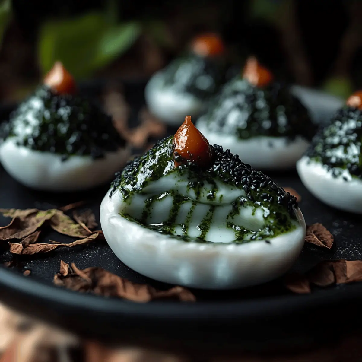 Halloween Deviled Eggs