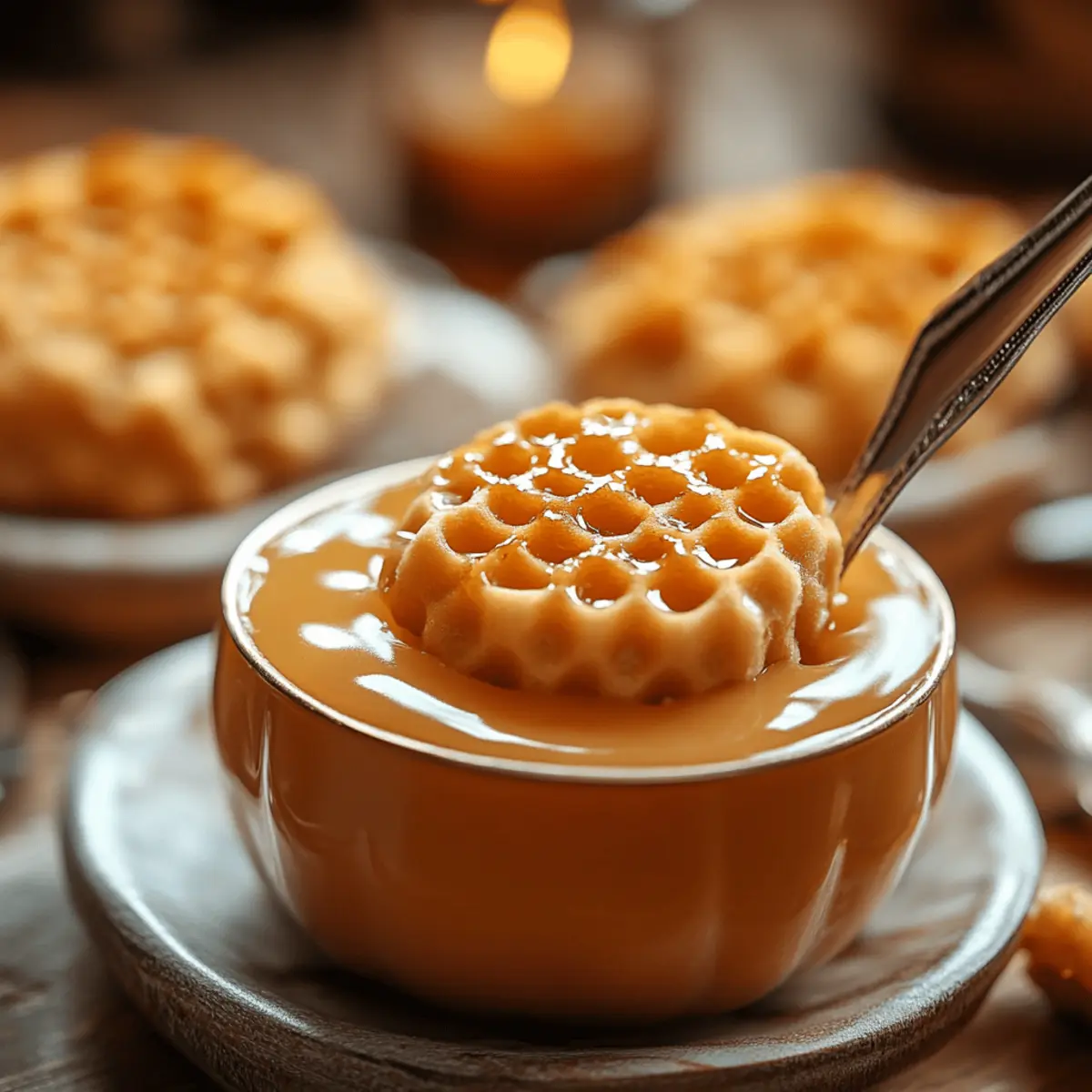 Hufflepuff Honeycomb Butterbeer Treats