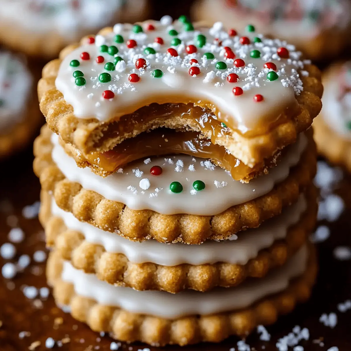 Caramel Ritz Cracker Christmas Cookies