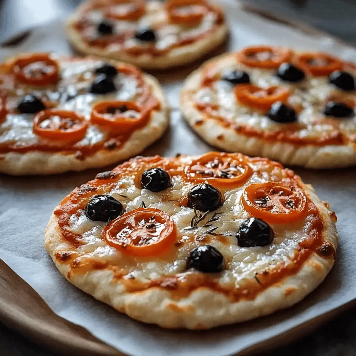 Mini Halloween Pizzas