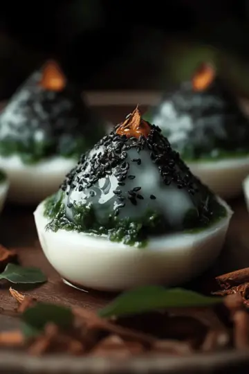 Halloween Deviled Eggs