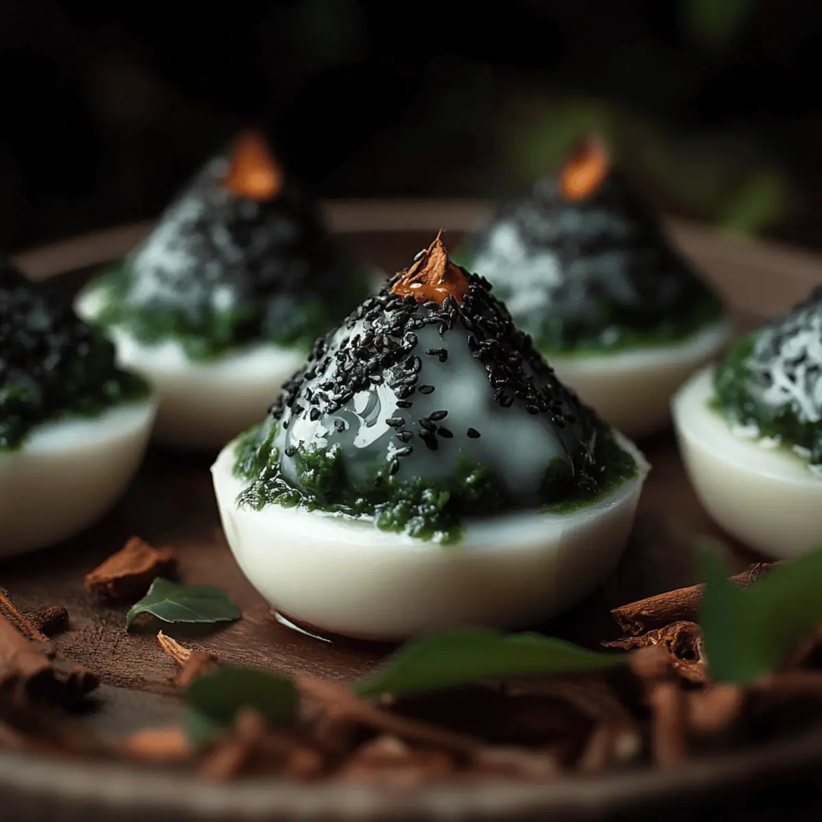 Halloween Deviled Eggs