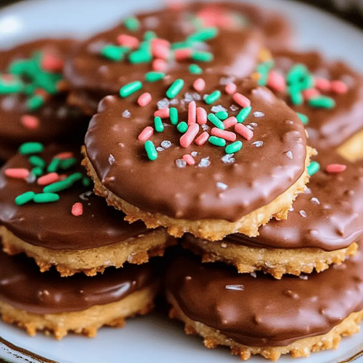 No-Bake Ritz Cracker Cookies