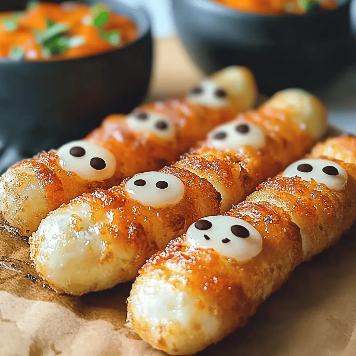 Mummy Mozzarella Sticks