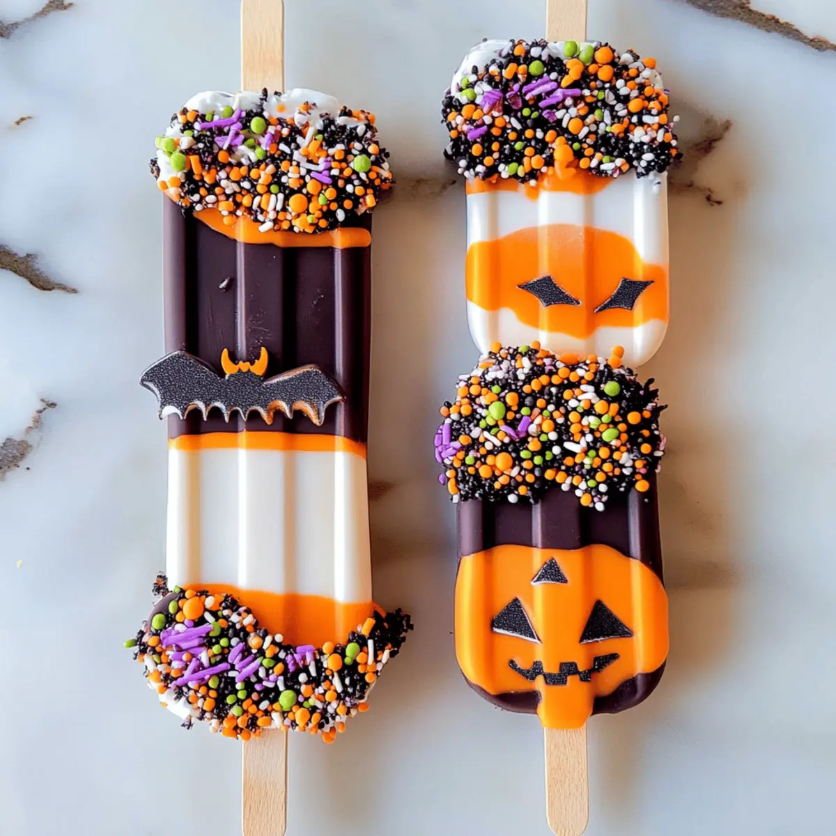 Halloween Cakesicles