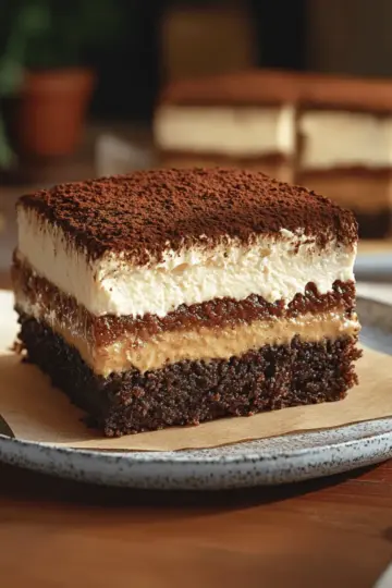 Tiramisu Brownies