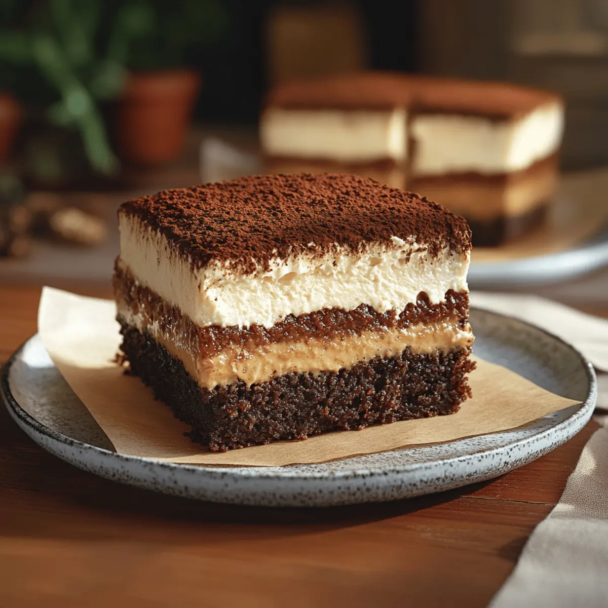 Tiramisu Brownies