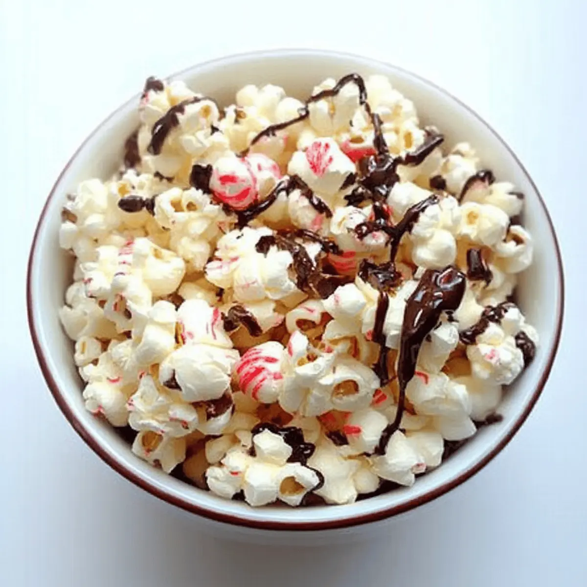 Peppermint Bark Popcorn