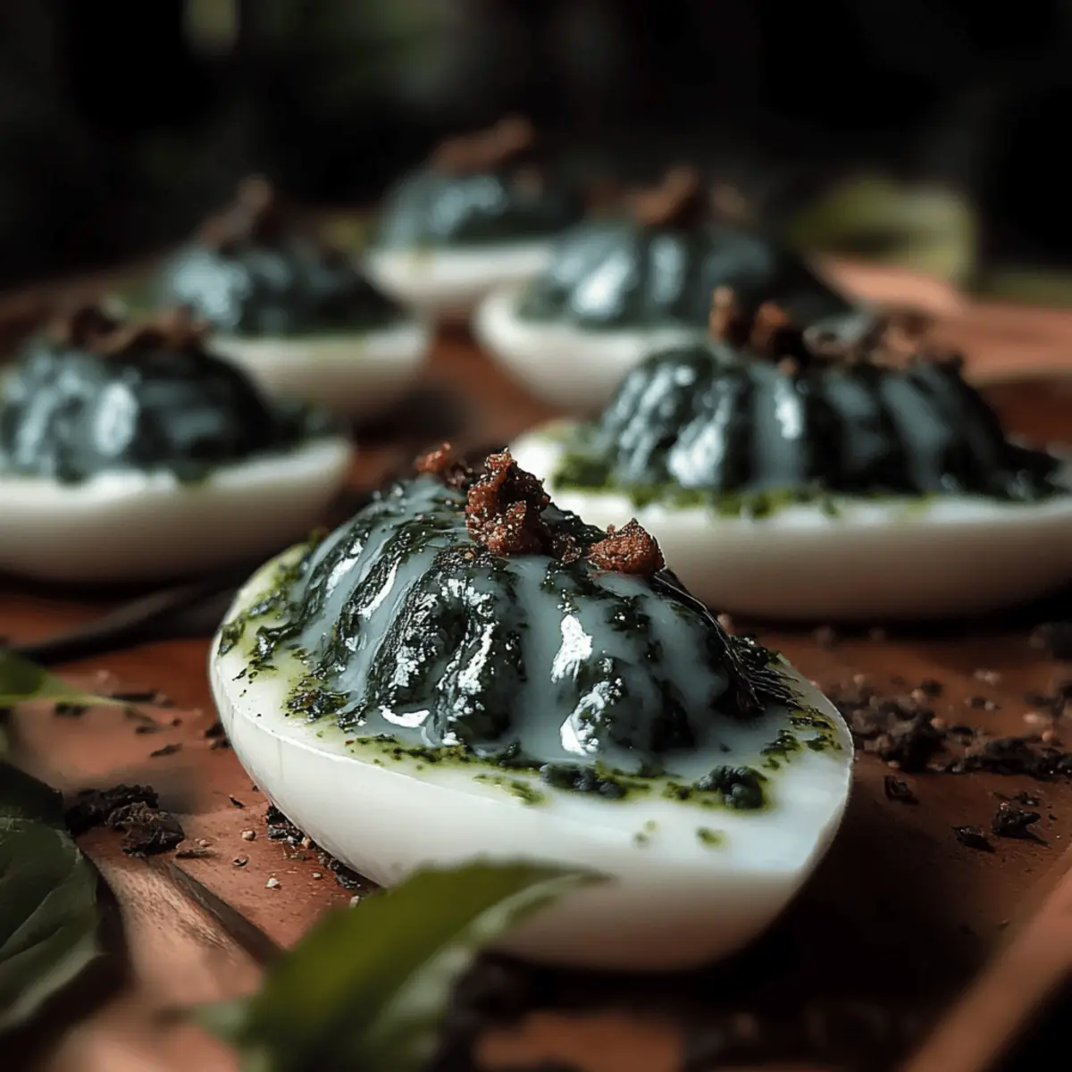 Halloween Deviled Eggs