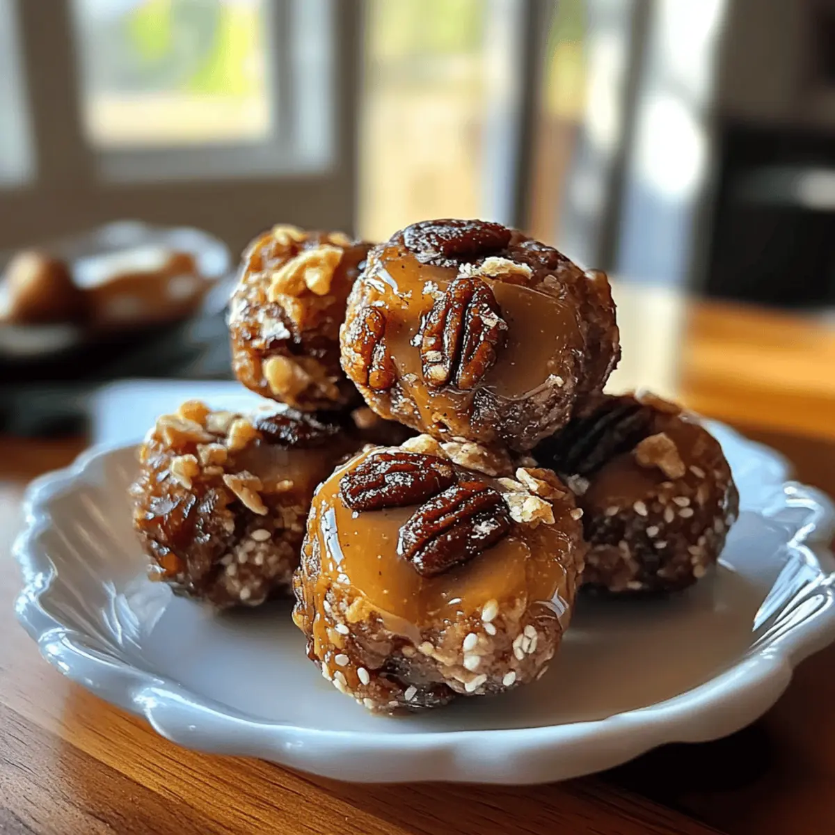 No-Bake Pecan Pie Balls