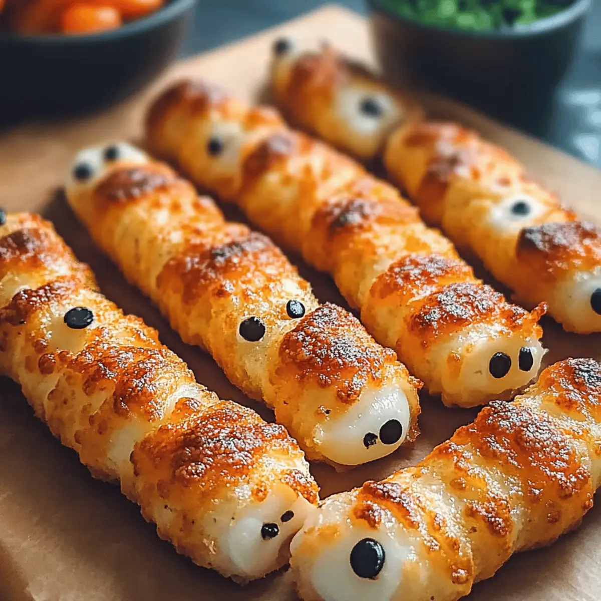 Mummy Mozzarella Sticks