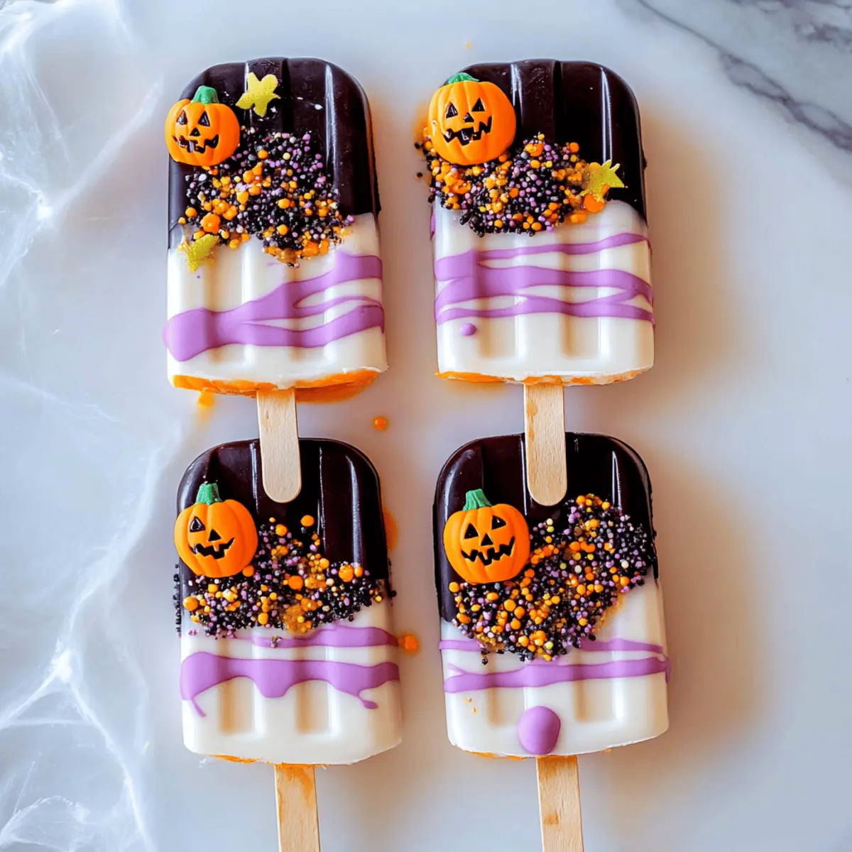 Halloween Cakesicles