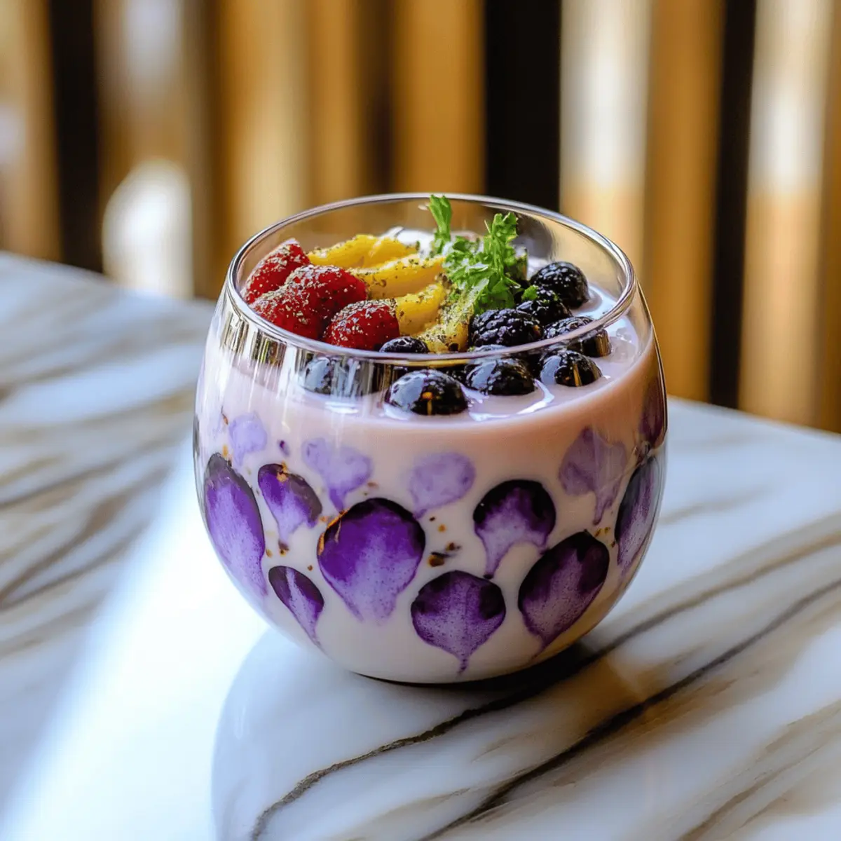 Bat Wing Bubble Tea Mocktail