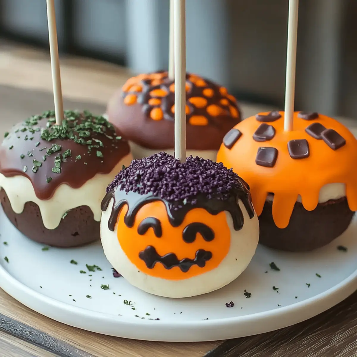 Halloween Cake Pops