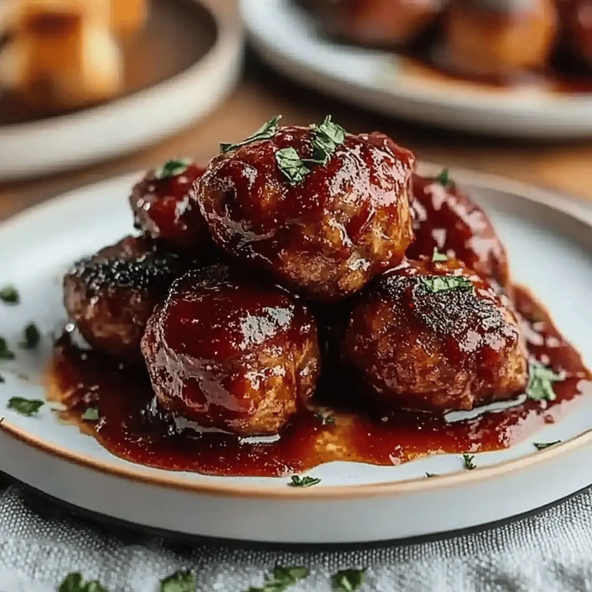 Cranberry Sauce Meatballs