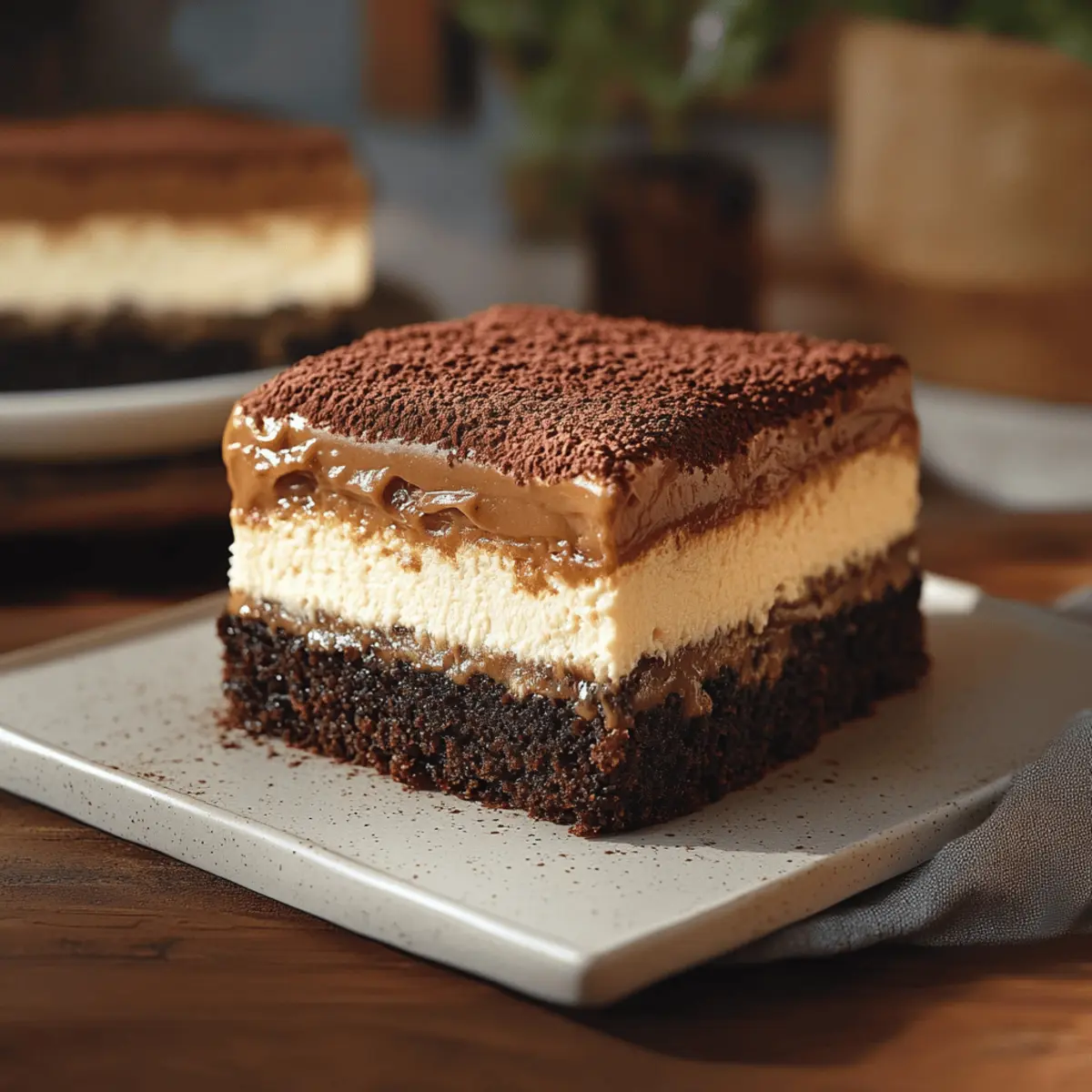 Tiramisu Brownies