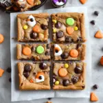 Halloween Candy Cookie Bars