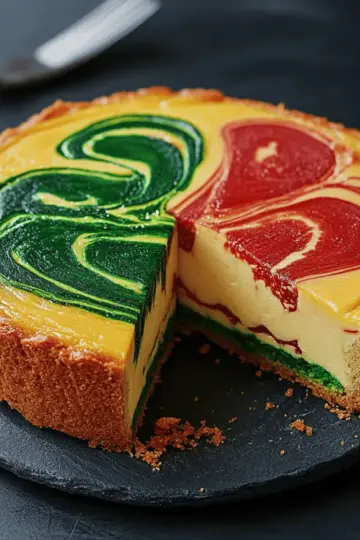 Hogwarts Houses Butterbeer Swirl Cheesecake