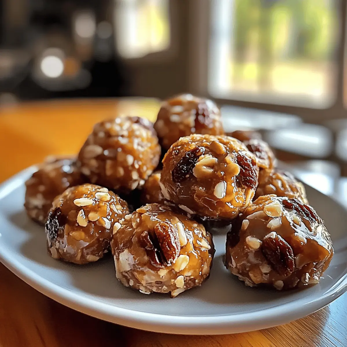 No-Bake Pecan Pie Balls