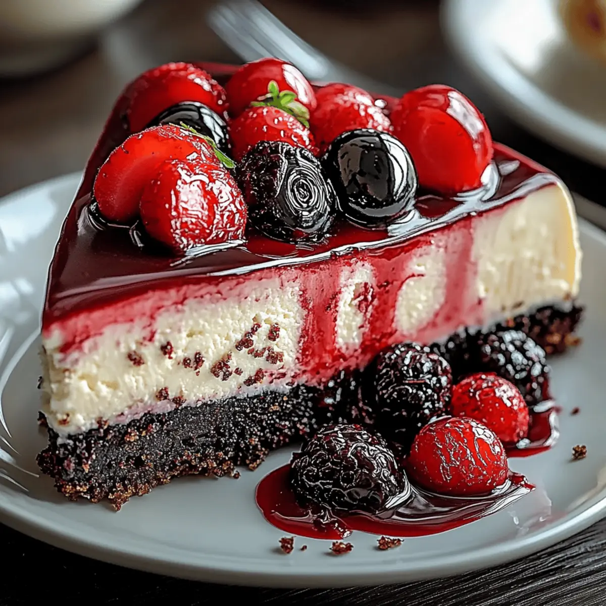 Red Velvet Oreo Cheesecake