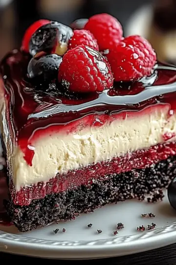 Red Velvet Oreo Cheesecake
