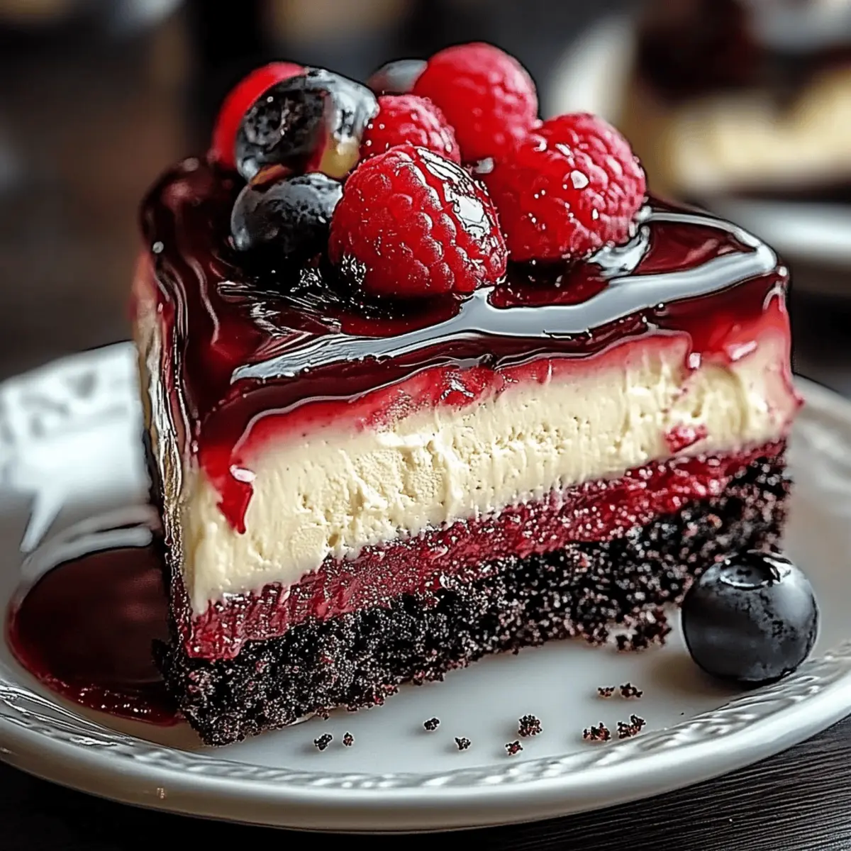 Red Velvet Oreo Cheesecake
