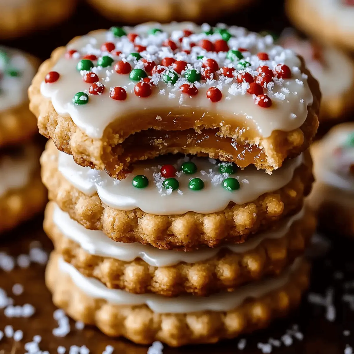 Caramel Ritz Cracker Christmas Cookies
