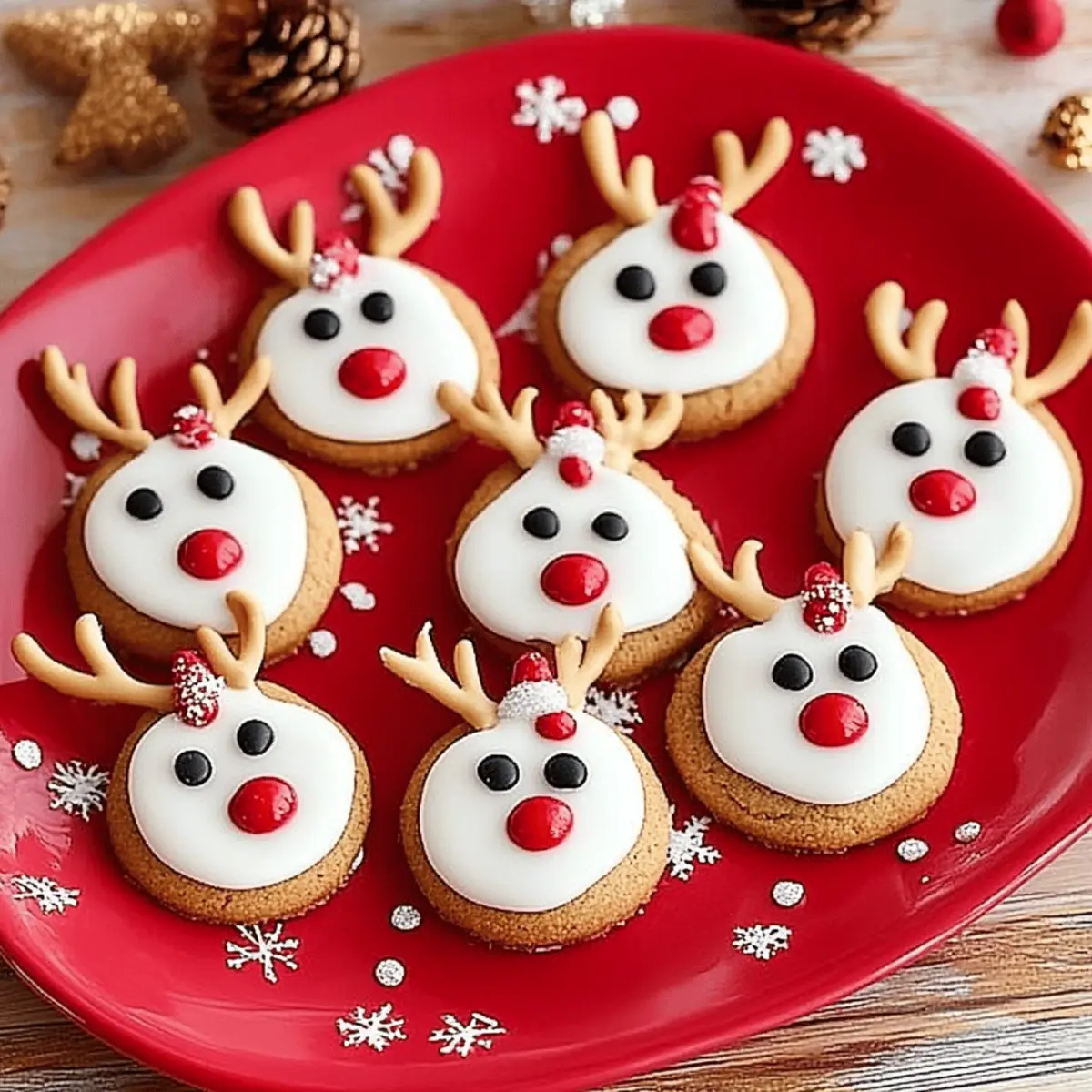 Rudolph the Red-Nosed Reindeer Cookies