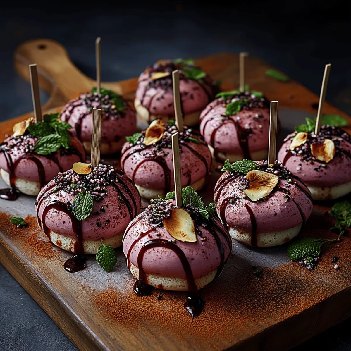 Forbidden Forest Blackberry Cheesecake Pops