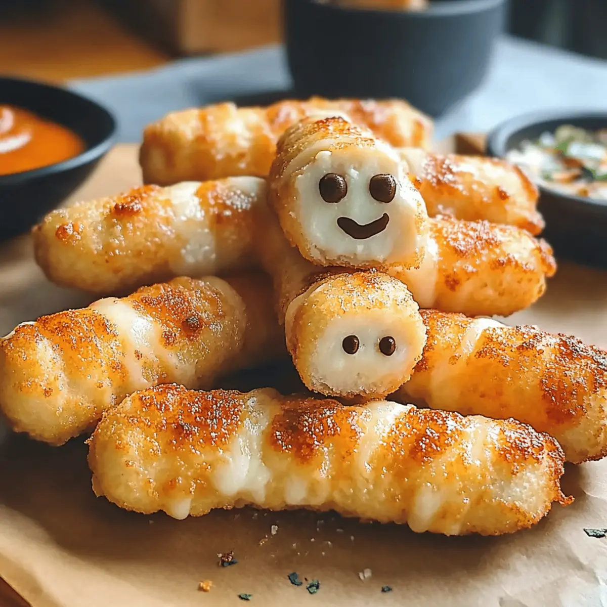 Mummy Mozzarella Sticks