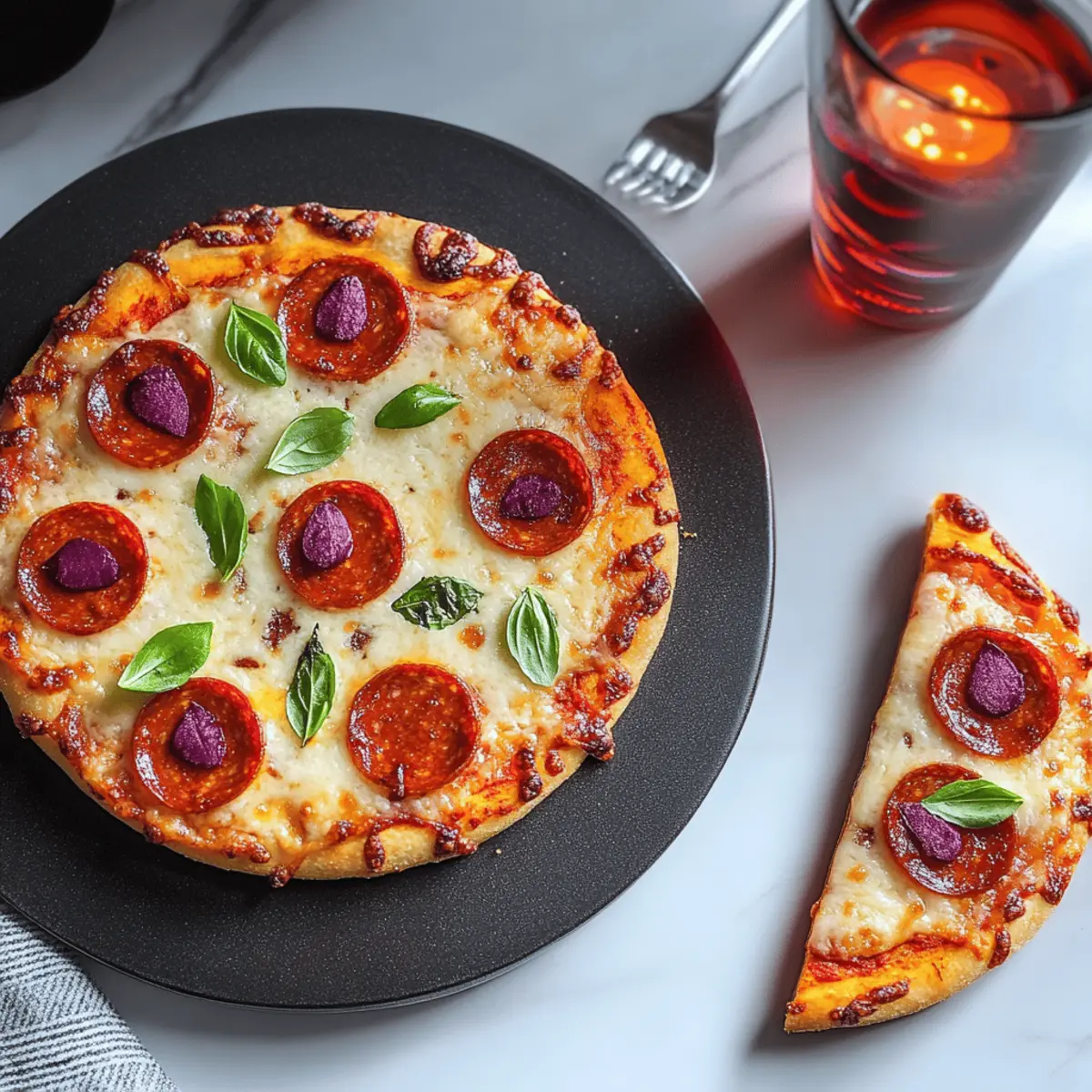 Jack-O-Lantern Halloween Pizza