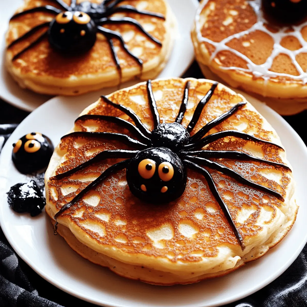 Spider Pancakes