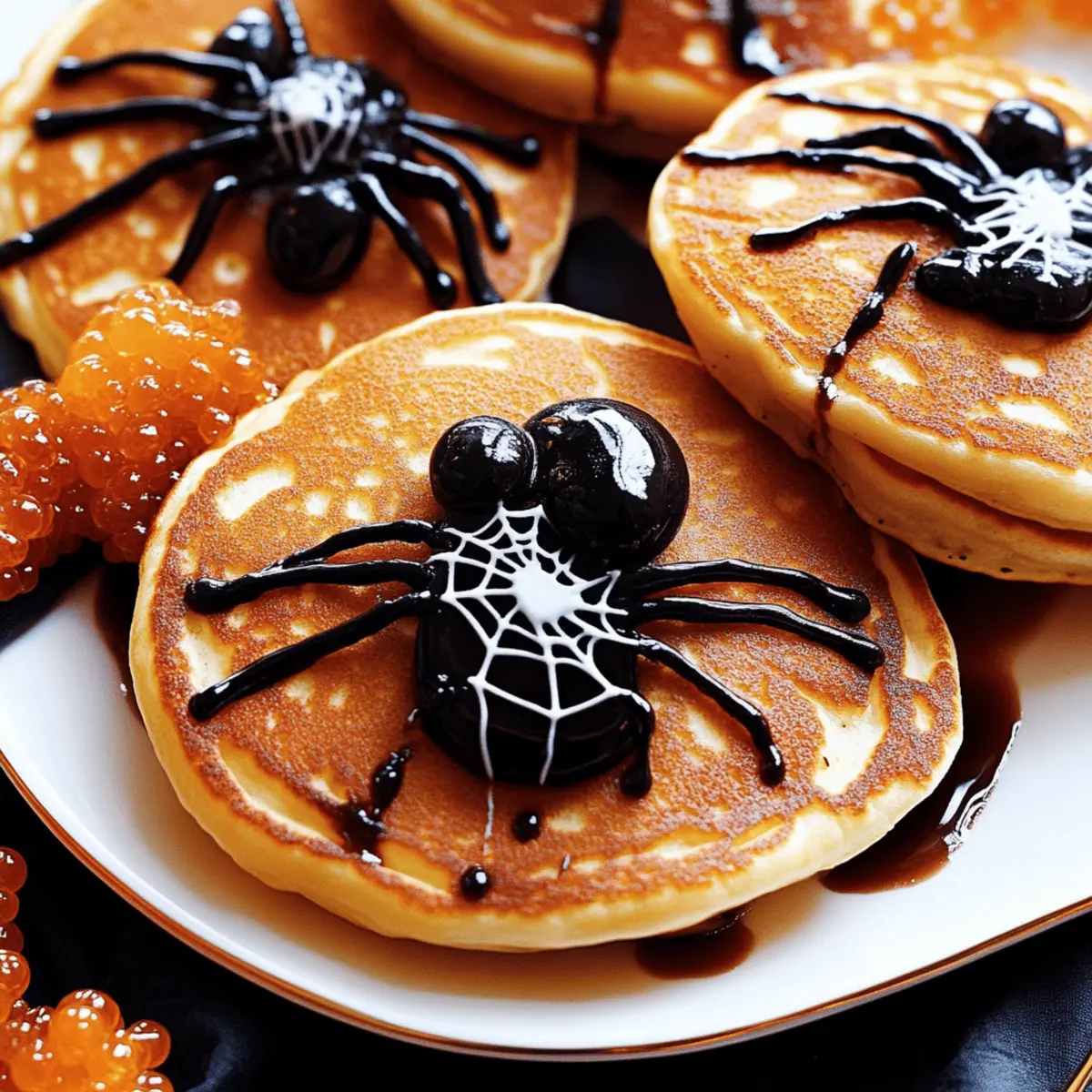 Spider Pancakes