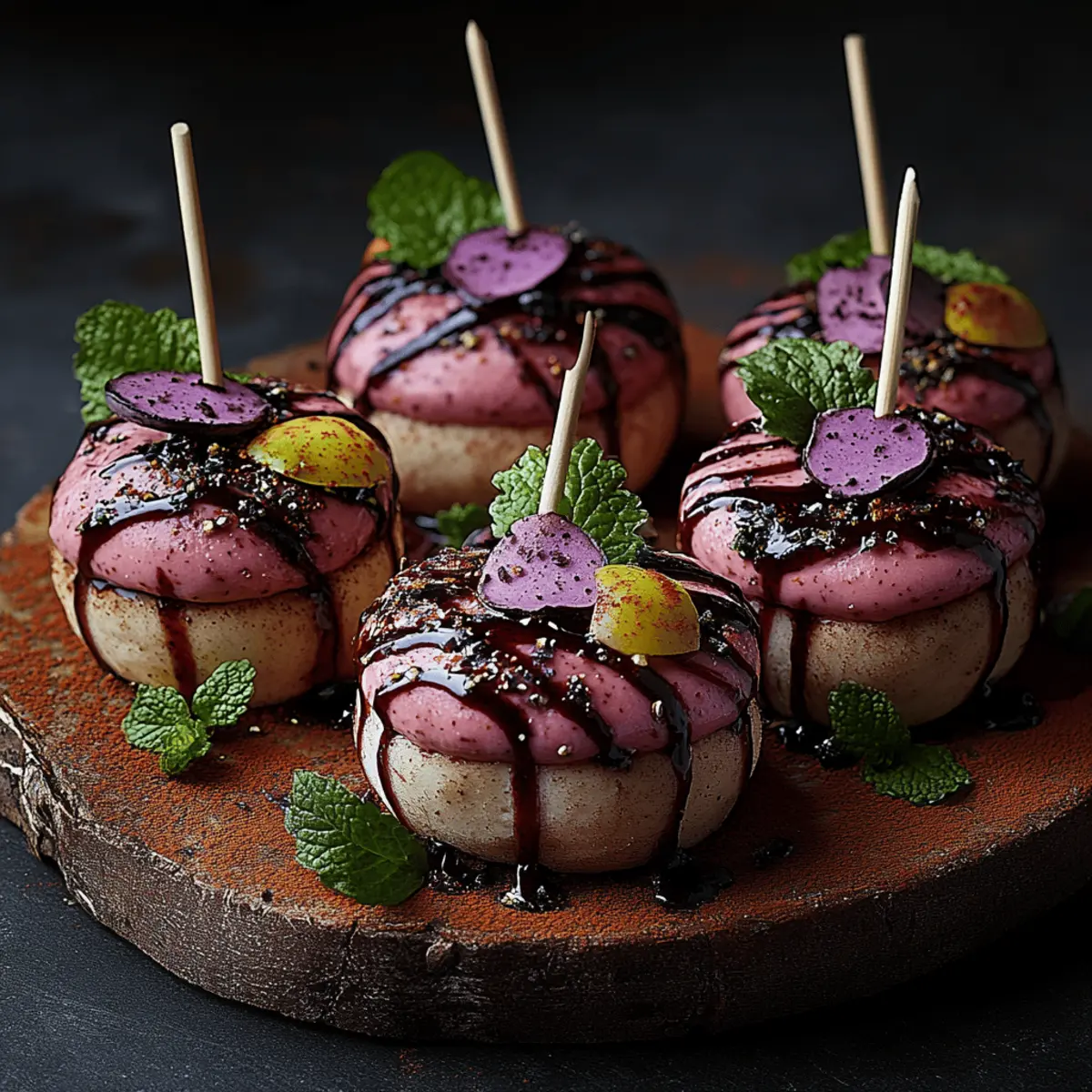 Forbidden Forest Blackberry Cheesecake Pops
