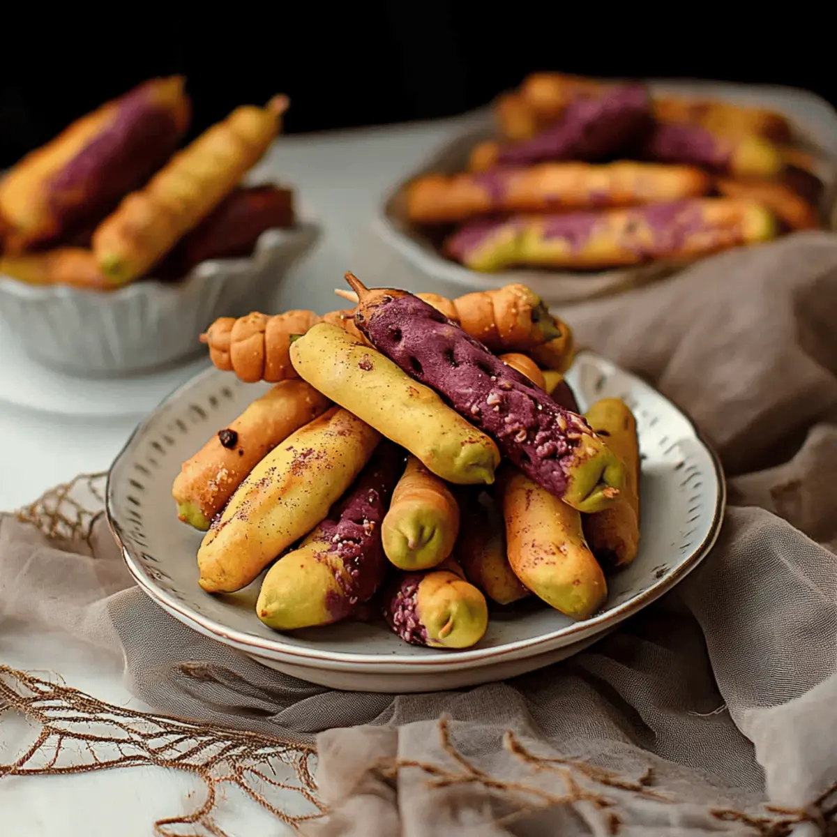 Creepy Witch Finger Cookies