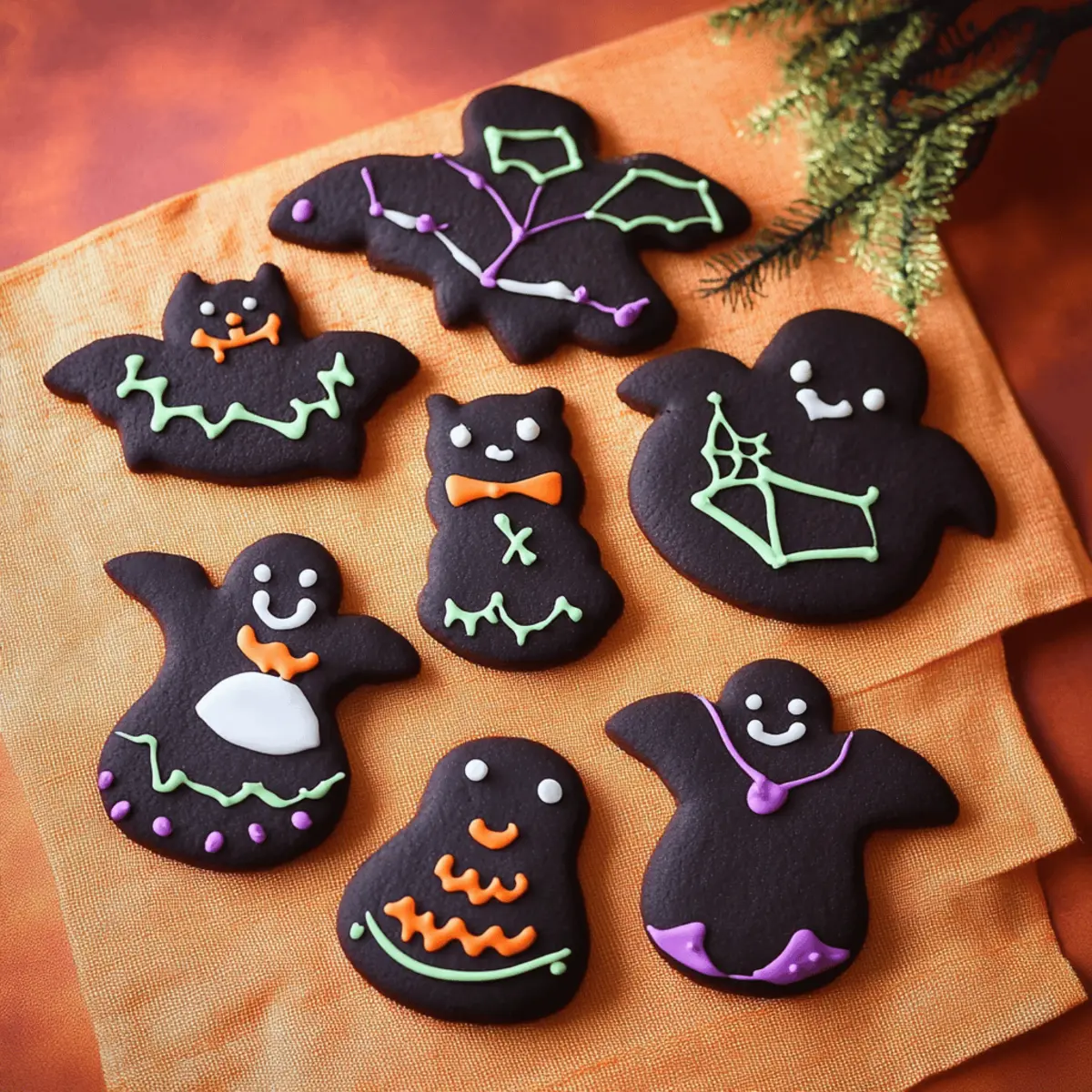 Halloween Decorated Cookies