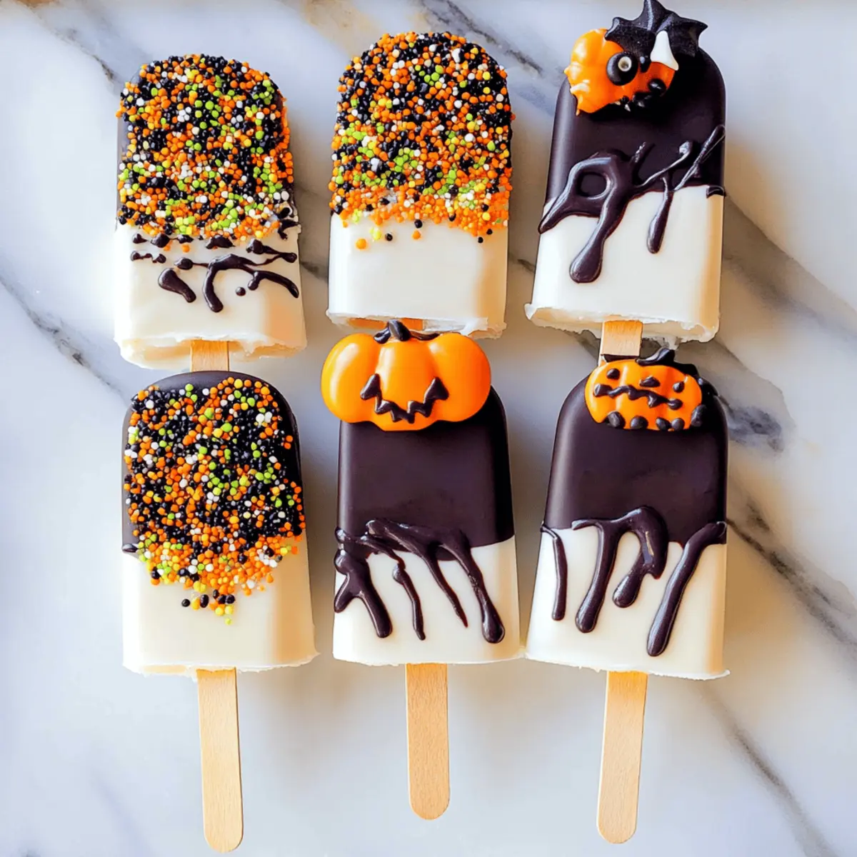 Halloween Cakesicles