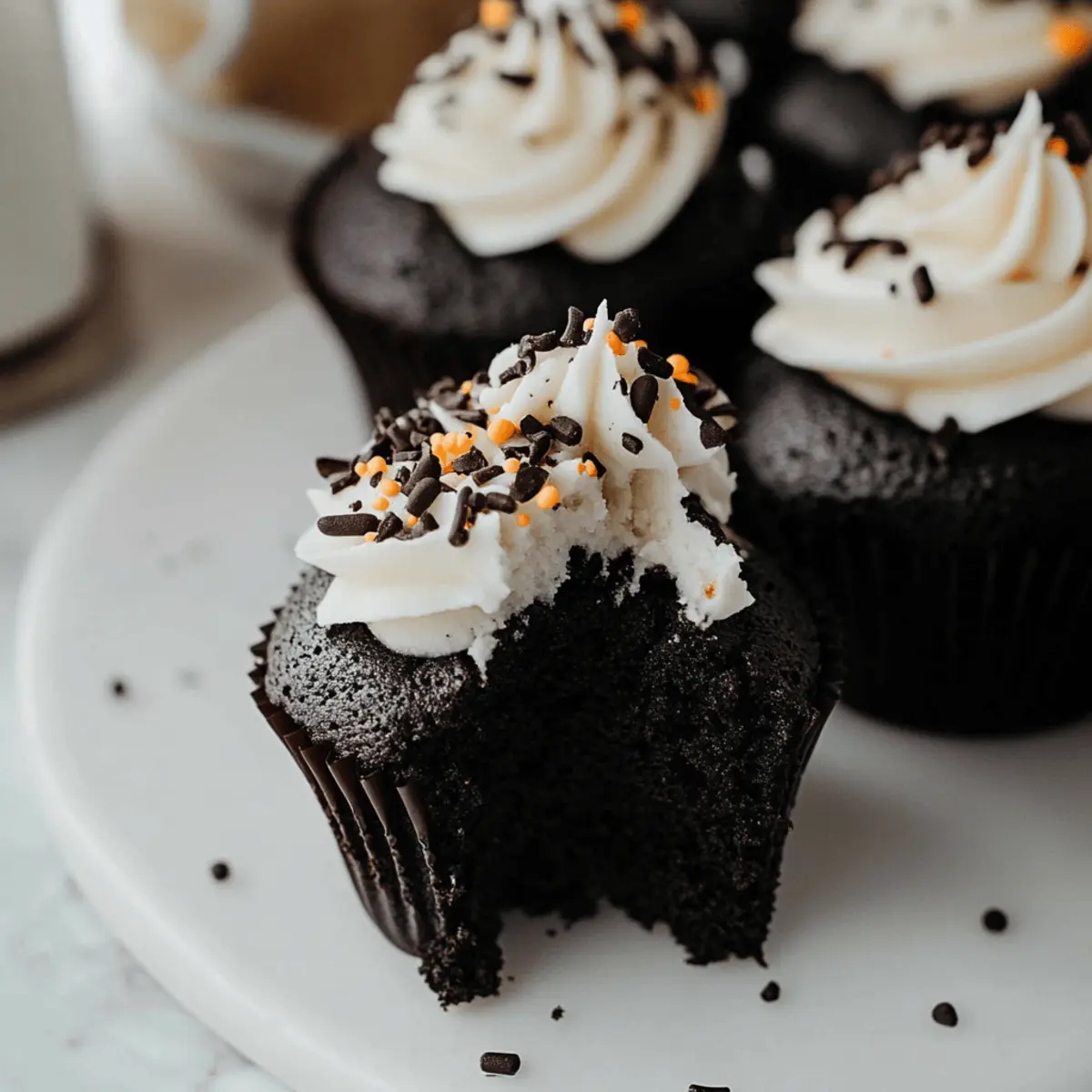 Black Velvet Cupcakes