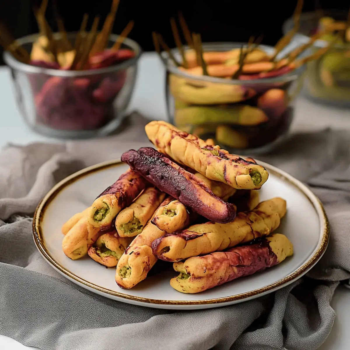 Creepy Witch Finger Cookies