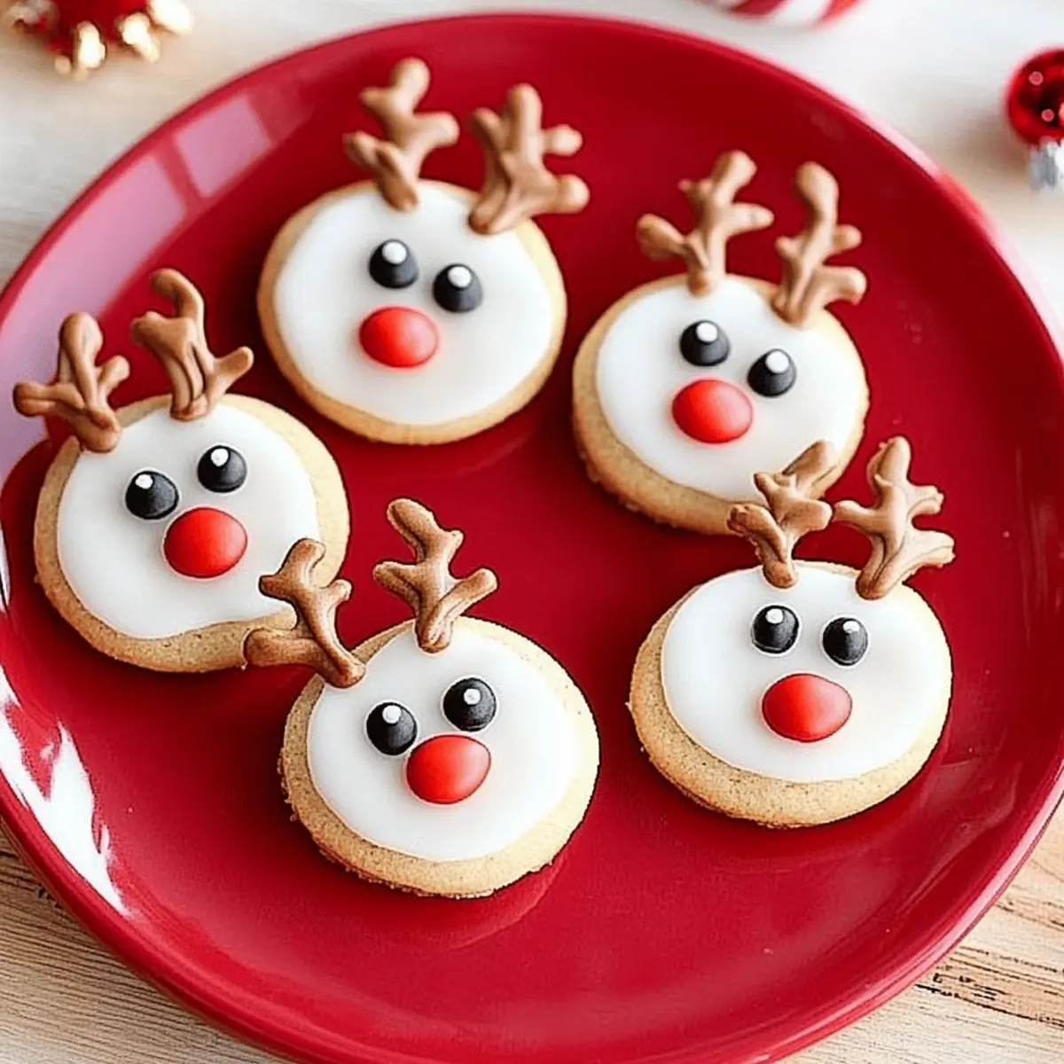 Rudolph the Red-Nosed Reindeer Cookies